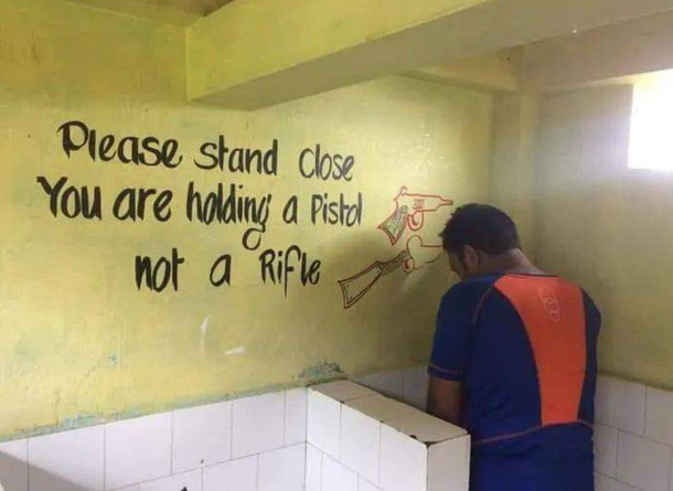 Somewhere in an Indian toilet