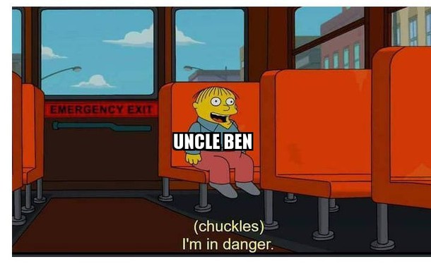 Sony so were gonna take spidey back and do a reboot uncle ben
