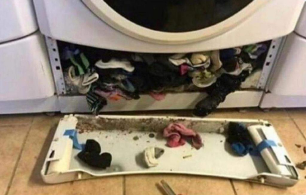 Soooo I no longer feel like a crazy person for losing random socks