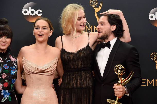 Sophie Turner reminding Jon Snow how short he is
