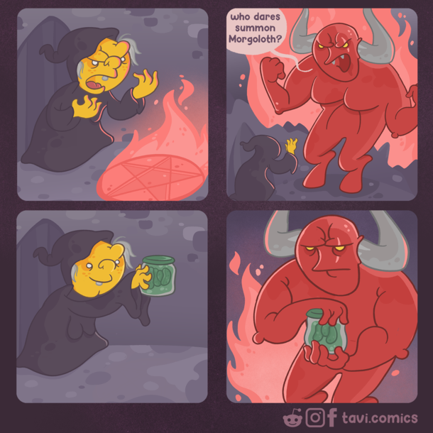Sorceress in a pickle OC