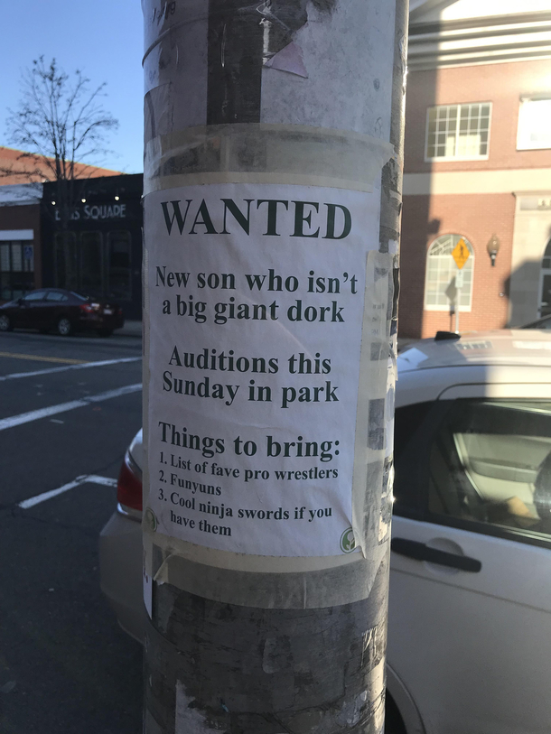 Sorry folks auditions are closed