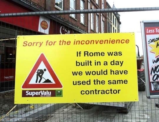 Sorry for the inconvenience Now stop complaining 