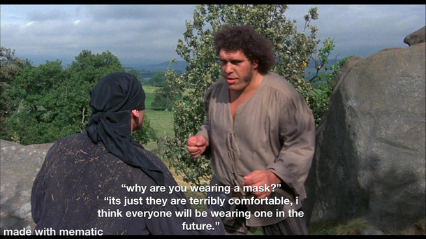 sorry if this has already been done im watching The Princess Bride it struck me hilarious
