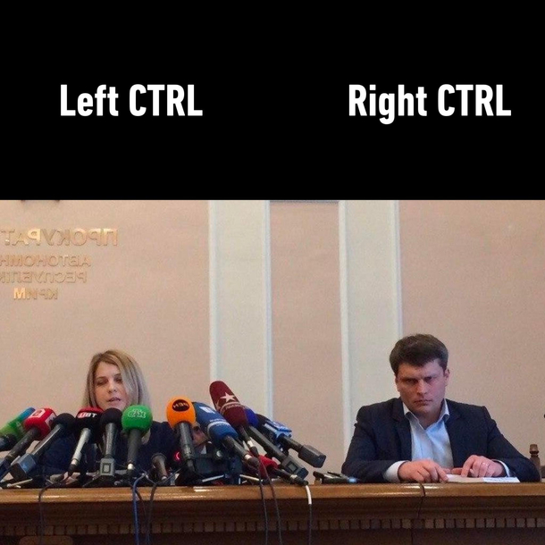 Sorry Right CTRL