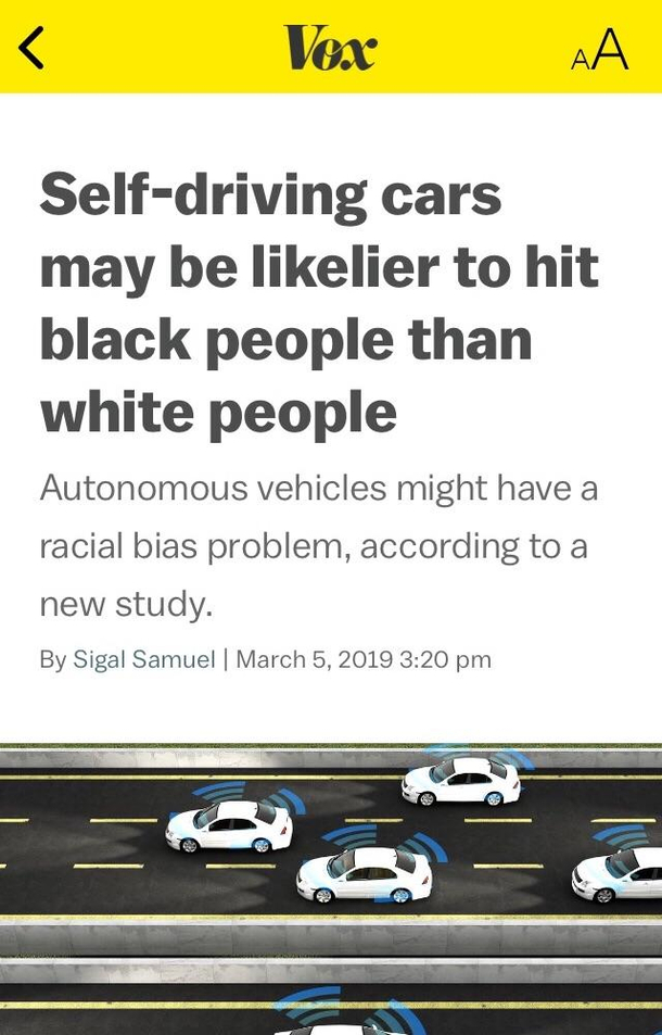 Sorry to my black friends
