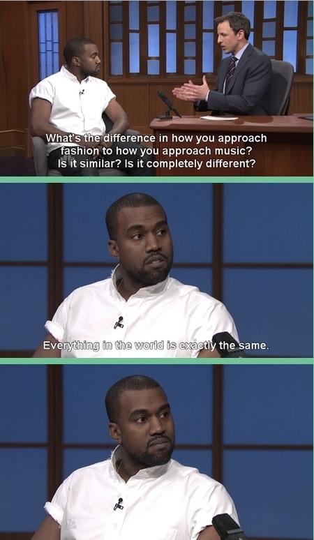 Sound insight from Kanye
