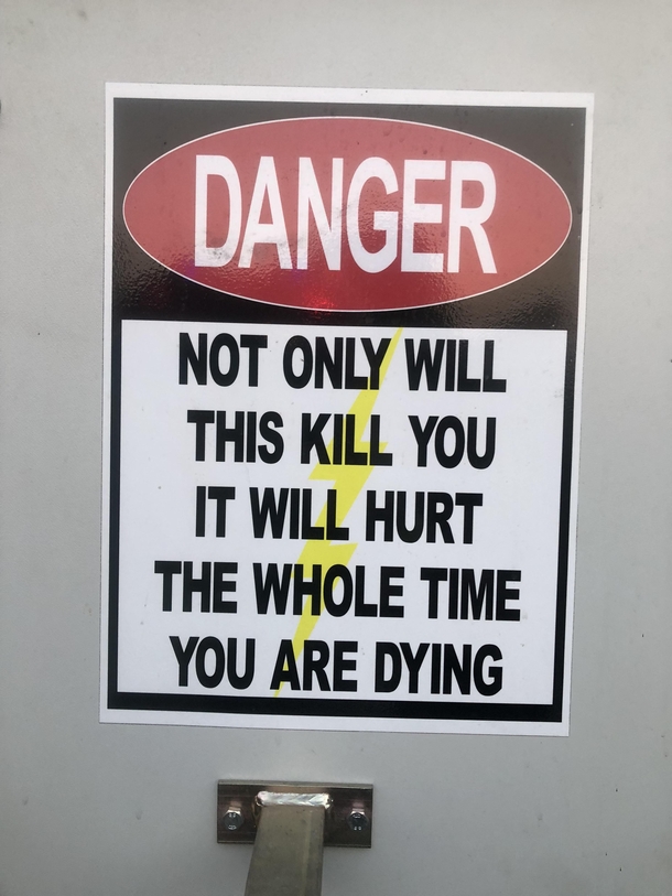Sounds serious