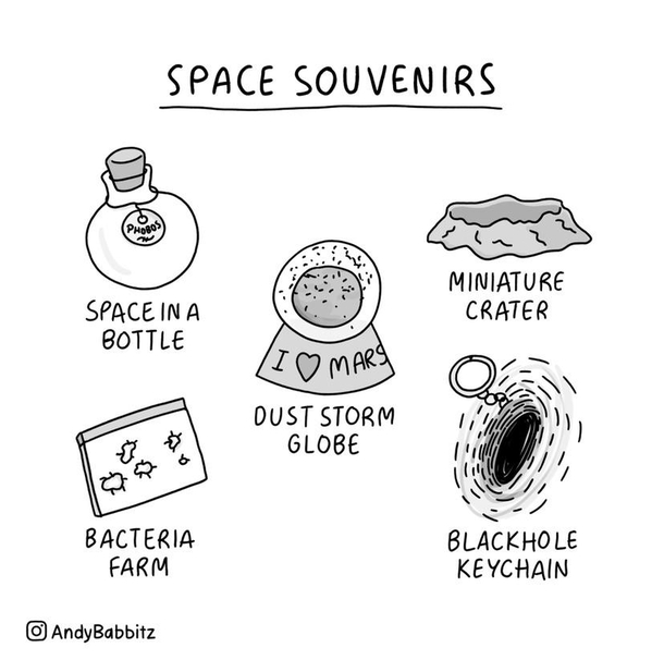 Space souvenirs oc