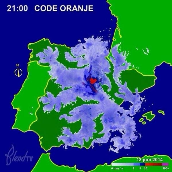 Spains weather forecast cloudy with a chance of Dutch domination