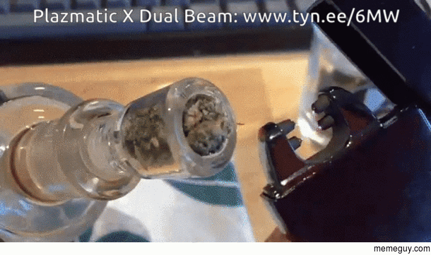 Sparking up a bowl with lightning