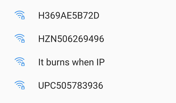 Speaking about wifi networks