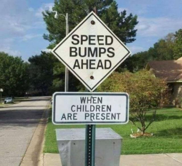 Speed Bumps Meme Guy