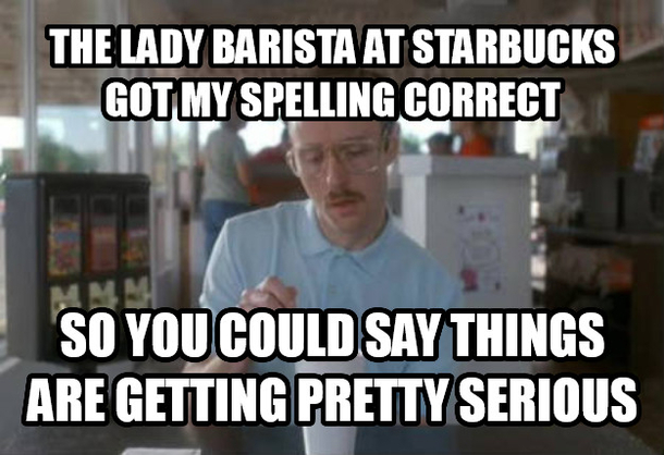 Spelling is a fickle concept at Starbucks