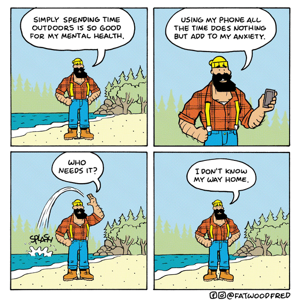 Spending time outdoors