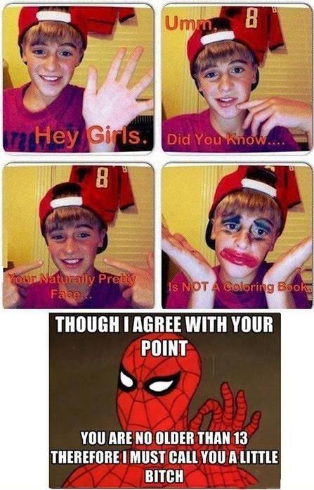Spidermans take on things