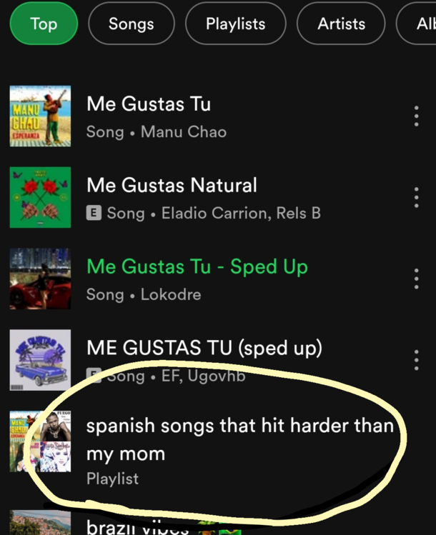 Spotify Playlist titles always get me rolling