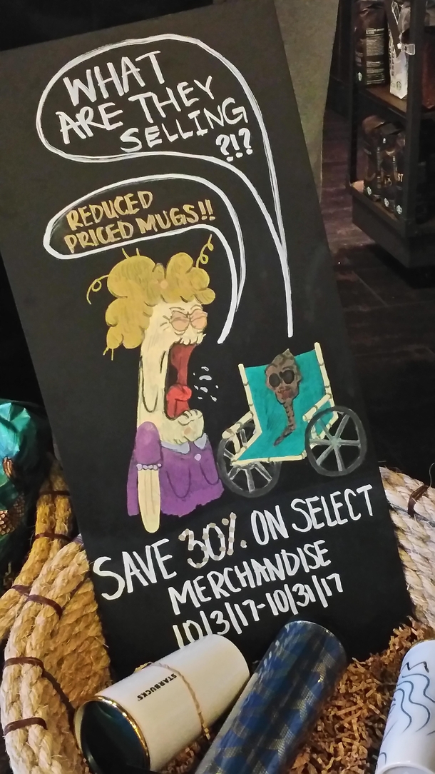 Spotted at my campus Starbucks