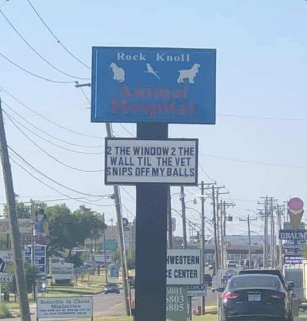 Spotted at my local pet hospital