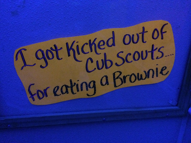 Spotted in a bar