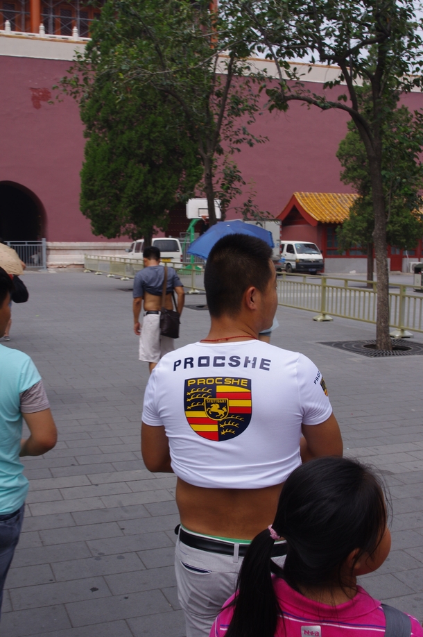 Spotted in Beijing a totally legit Porsche t-shirt from Stuttgart