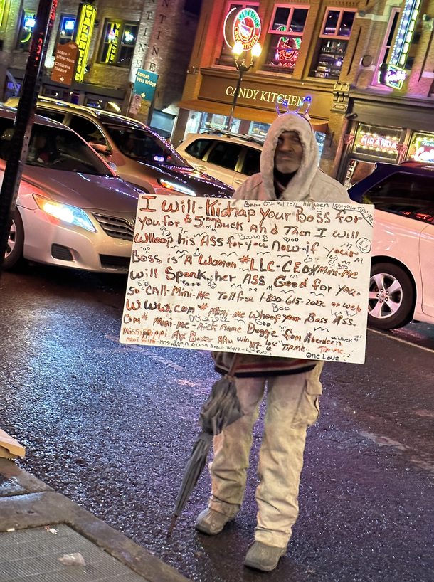 Spotted in downtown Nashville a few days ago