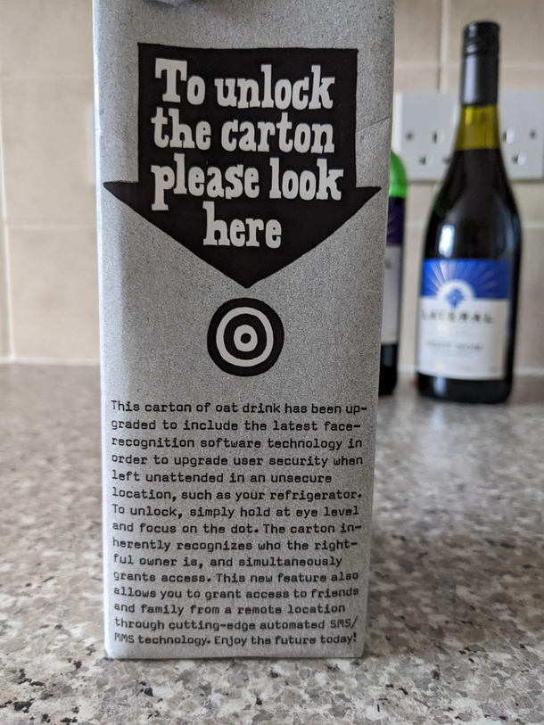 spotted on the side of my milk