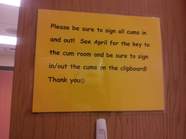 Spotted this sign at my sons elementary school