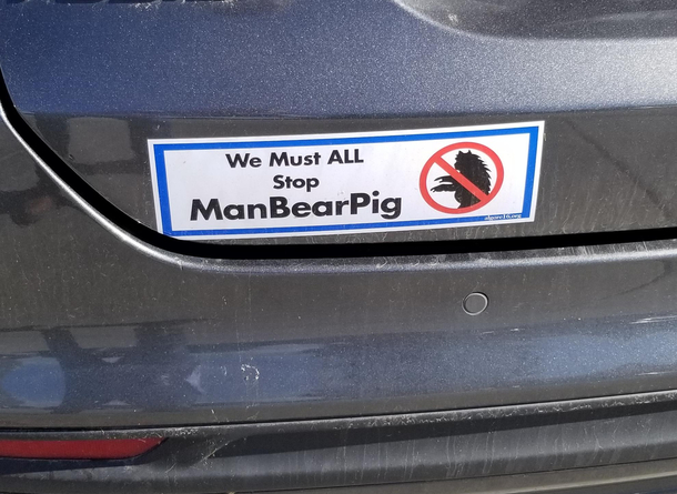 Spotted this sticker today Im super serial guys