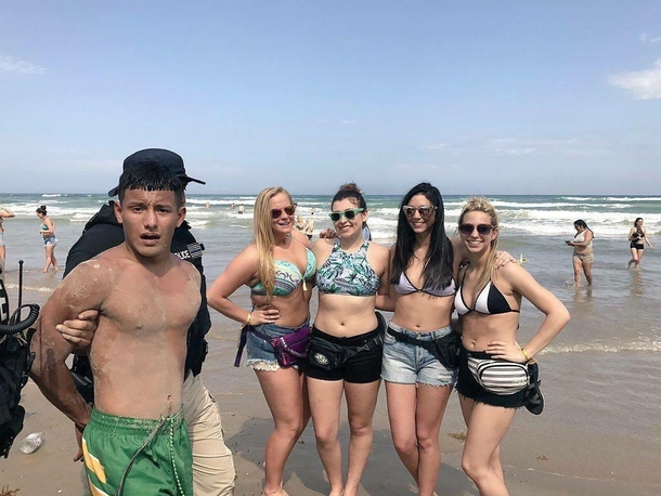 Spring Break photobomb