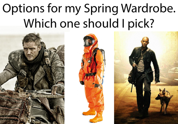 Spring  wardrobe choices