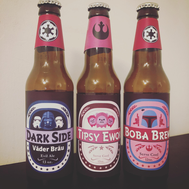Star Wars beer labels I made for fun