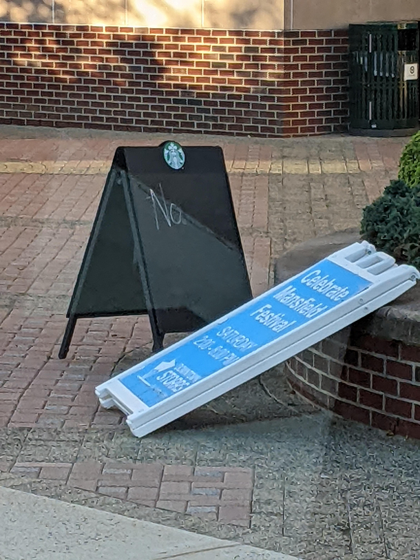 Starbucks is apparently just done with everyones shit this morning