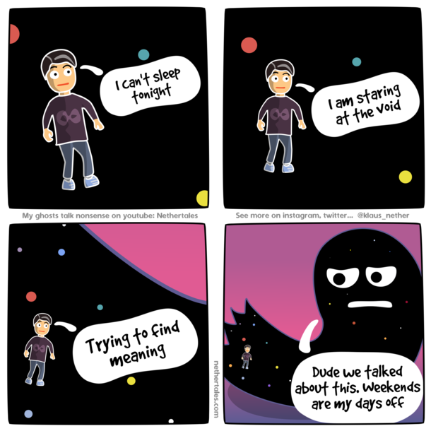 Staring at the void
