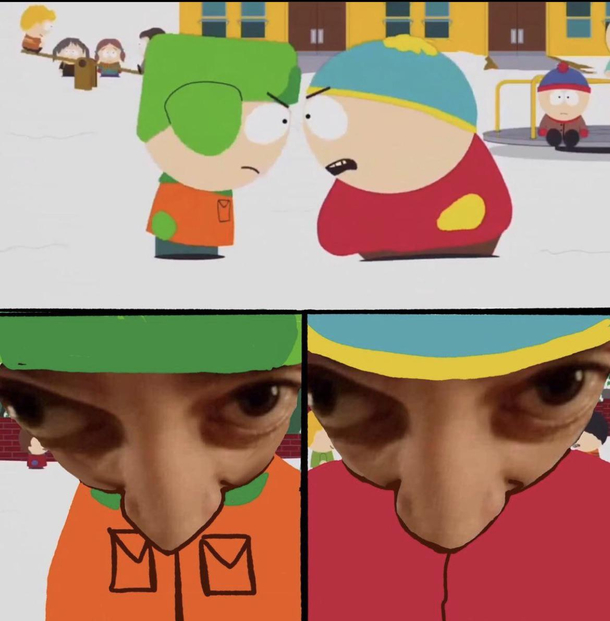 Staring contest South Park