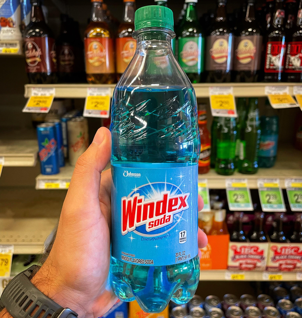 Starting my -Day Windex Soda cleanse today Wish me luck