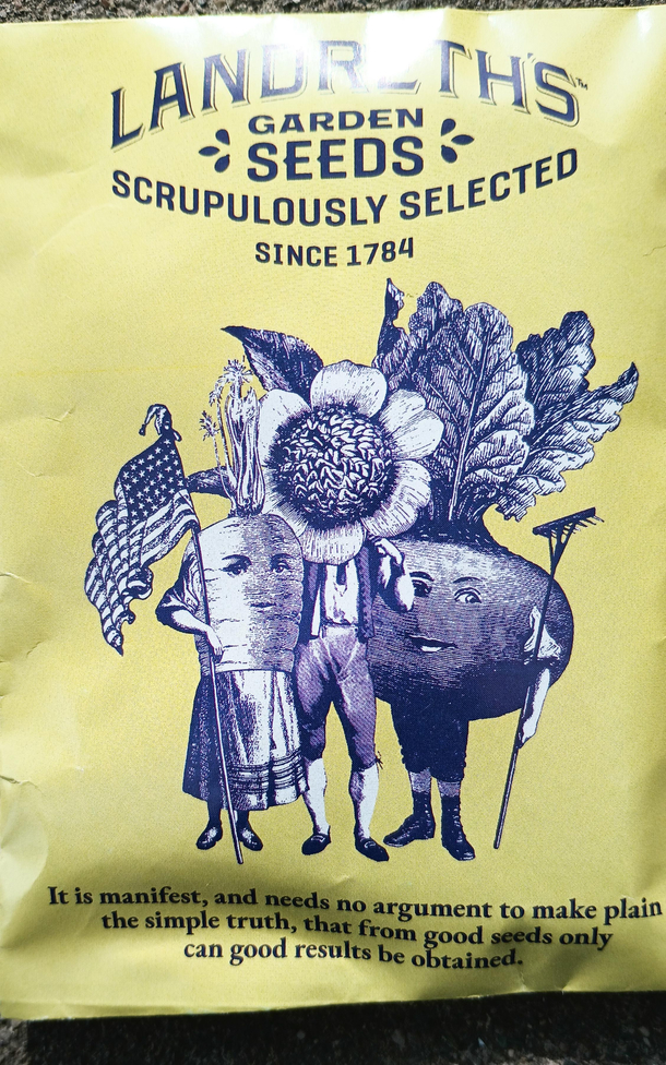 Startled by this curious and terrifying seed packet art