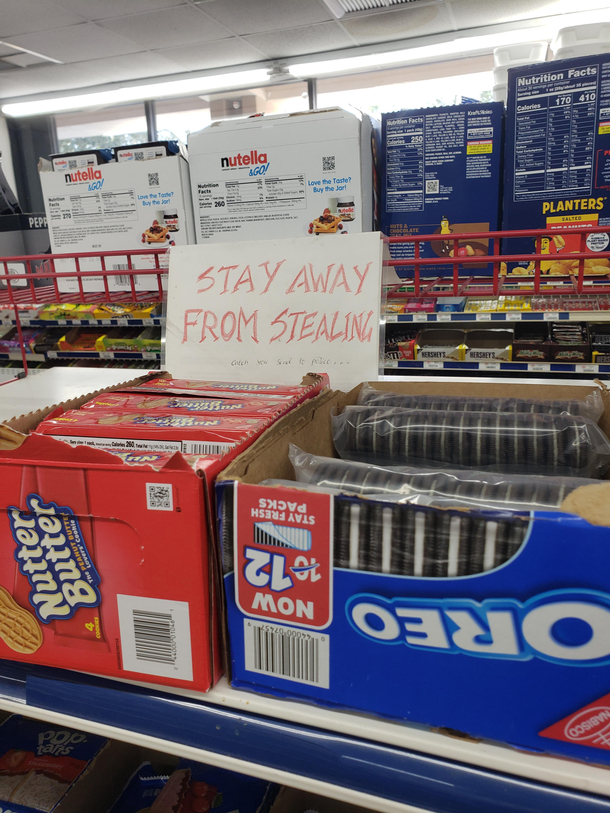 STAY AWAY FROM STEALING