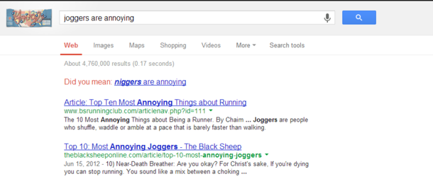 Stay classy Google