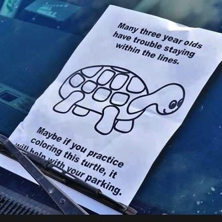 Stay within the lines