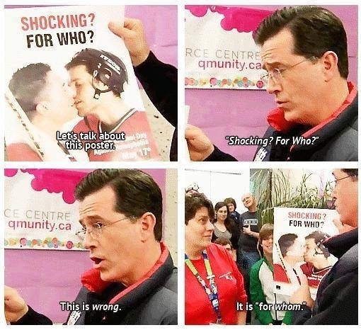 Stephen Colbert Grammar Nazi