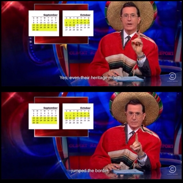 Stephen Colbert on Hispanic Heritage Month