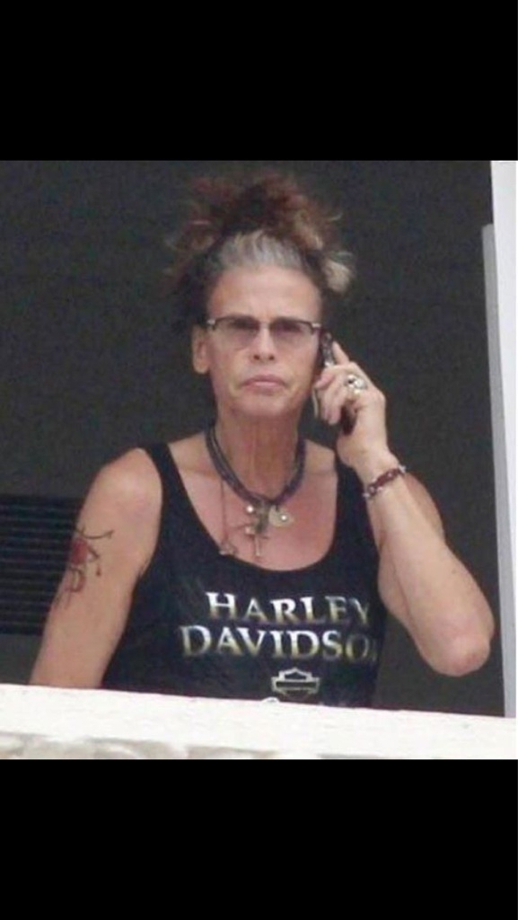 Stephen Tyler looks like someones grandma