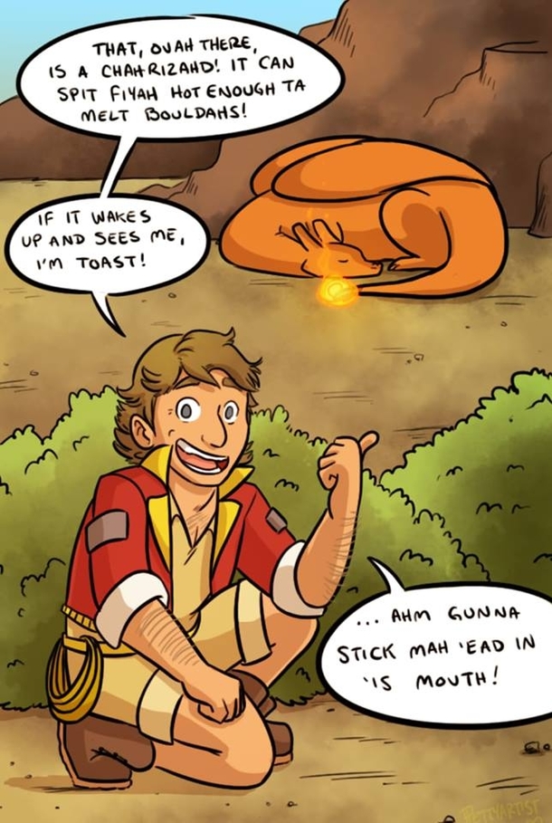 Steve Irwin vs Charizard