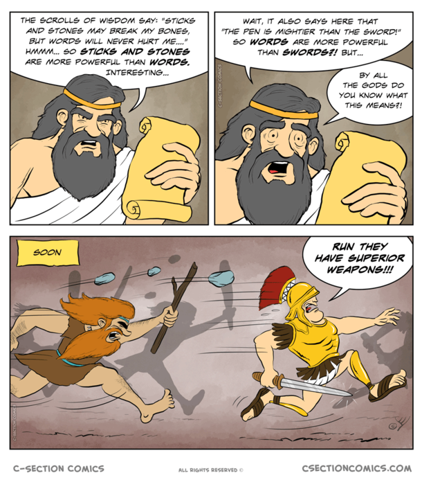 Sticks and stones