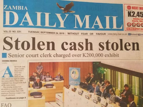 Stolen Cash Stolen