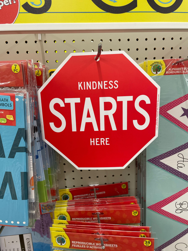 Stop being kind