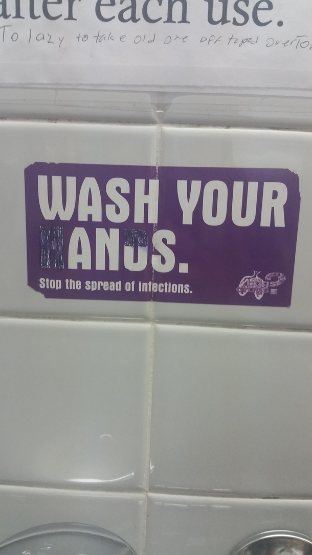 Stop the spread of infection