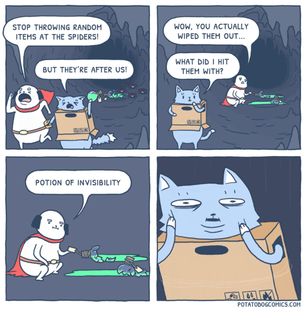 Stop throwing things