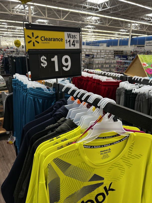 Stopped by WalMart to check out their clearance sale